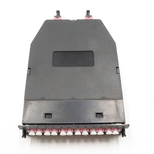 12/24 Fibers MTP MPO Cassette <strong>Module</strong> LC UPC Single Mode Splitter Box frame mount OM3 Optical Cable For MPO <strong>Patch</strong> <strong>Panel</strong> - Product Image 1
