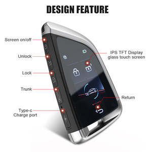 BMWキーレスリモートキー変更用ユニバーサルスマートタッチLCDキー-モデル568 - Product Image 2