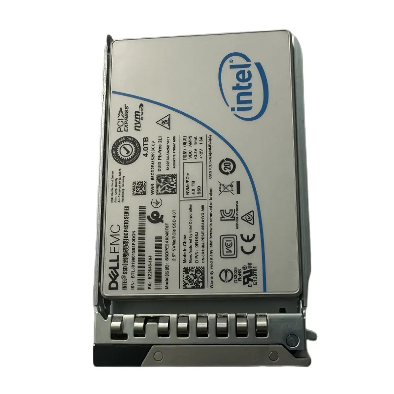 Dell ต้นฉบับ4.0TB 2.5นิ้ว U.2 NVMe Disque Dur SSD ฮาร์ดไดรฟ์