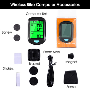 WEST BIKING-Ordenador de bicicleta inalámbrico digital con cronómetro táctil y odómetro, equipo de ciclismo con sensor inteligente para montar en bicicleta - Product Image 4