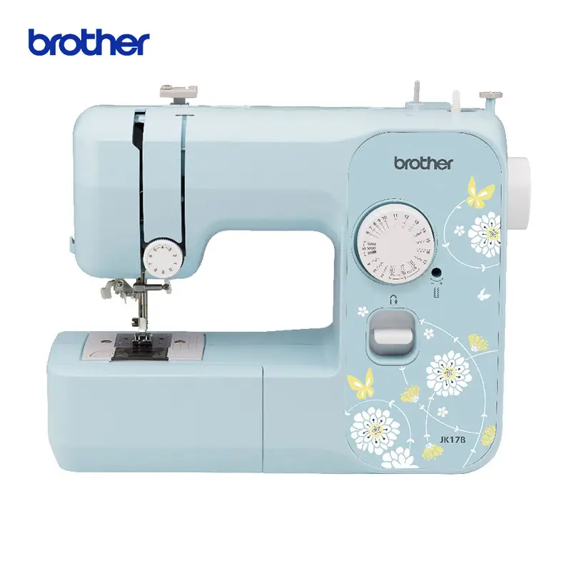 Brother jk17b máquina de costura manual, portátil, pequena máquina de costura, para reparo e emergência