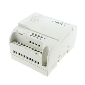 YUMO PLC AF-10MT-D2 DC12/24V 6点DC入力4点NPNトランジスタ出力ミニPLCロジックコントローラ - Product Image 1