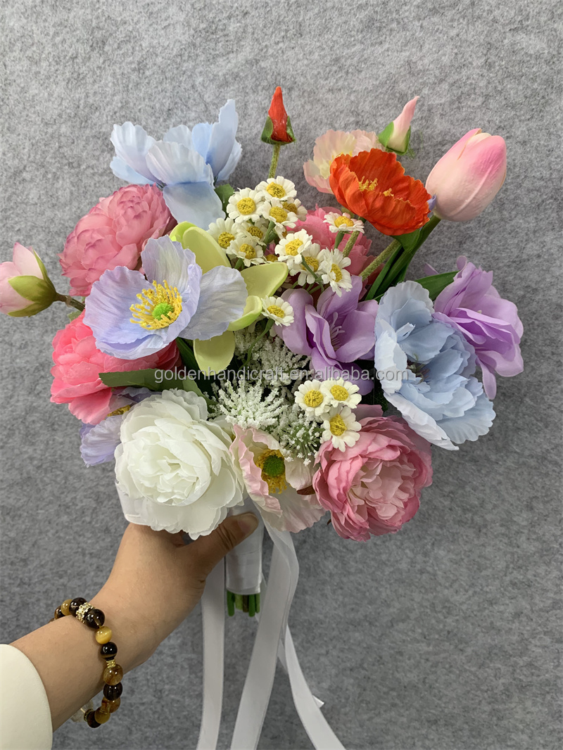 Pink blue orange