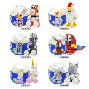 Wange kapsül MINI hayvan yapı taşı küçük set oyuncak erkek yapı taşı seti - Product Image 3