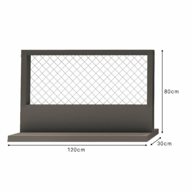 Black grid 120*30*80