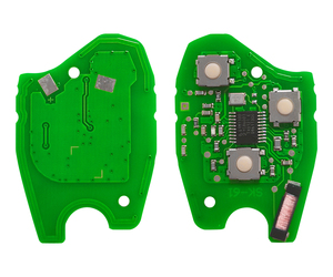 3 düğme araba uzaktan anahtar PCF7961M/4A çip 433Mhz için mer-cedes be-nz akıllı Fortwo Kigoauto araba anahtarı ile VA2 bıçak - Product Image 6