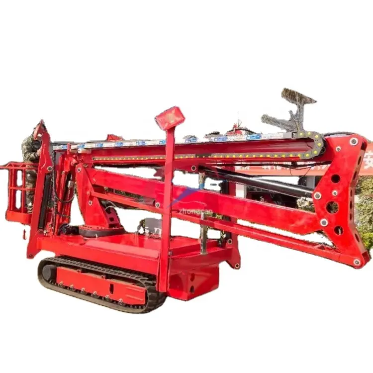 man lift self-propelled boom lift spider articulated tracked spider boom lift for aerial work