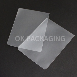 中国工厂塑料袋定制印刷贸易透明塑料名片套 - Product Image 6