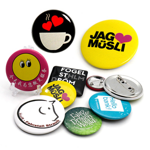 Toptan hiçbir minimum logo ofset baskı boş metal teneke teneke 58mm ucuz manyetik pin özel düğme rozet promosyon için