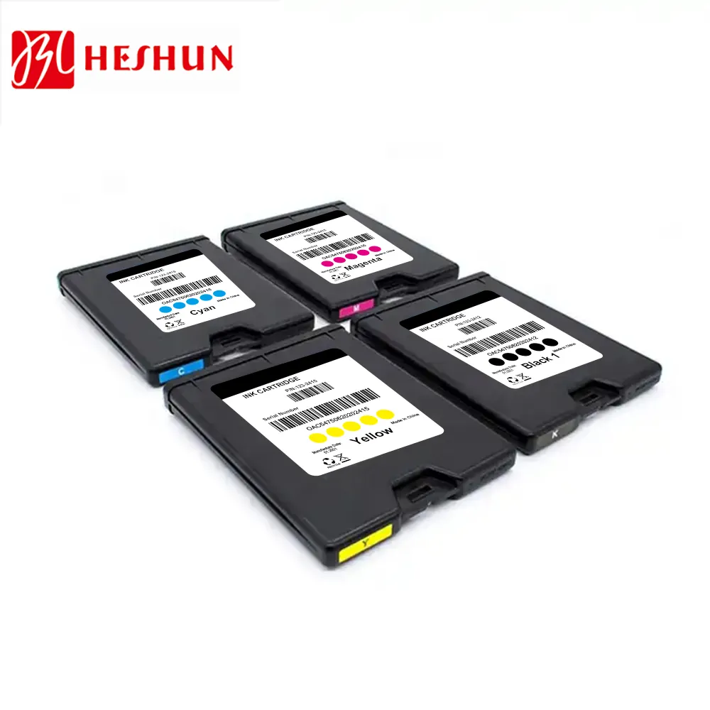 Heshun NEW VP700 VP-700 프리미엄 색상 호환 잉크 카트리지 VIPColor VP700 고속 상업용 컬러 라벨 프린터