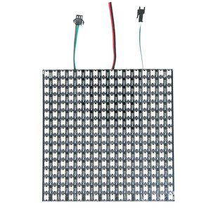 Рекламная Ws2812b Адресуемая Светодиодная панель Arduino гибкий светодиодный пиксельный дисплей 80*80 мм WS2812 RGB светодиодный экран