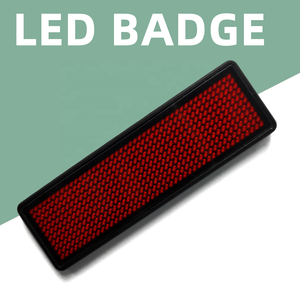 LED-Namensschild Tag Zeichen USB-Aufladbare Karte Bildschirm Programmierbar Digital-Pixel-Anzeigenlampe für Unternehmen Supermarkt Restaurant - Product Image 4