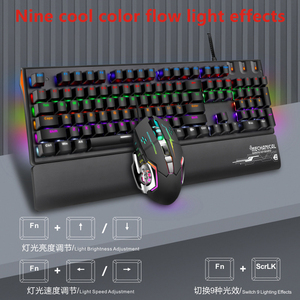 Wired USB Detachable Hand Rest Game Gaming <strong>Keyboard</strong> <strong>Computer</strong> Notebook Set Mechanical <strong>Keyboard</strong> Mouse-for Gaming - Product Image 6