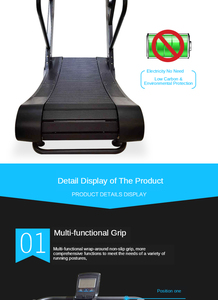 Modelli di allenamento in palestra attrezzature sportive per il Fitness esercizio non alimentato/manuale/tapis roulant curvo - Product Image 4