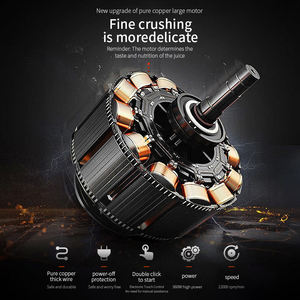 Açık RV kullanımı için taşınabilir kablosuz 6-leaf Blade Mini meyve suyu mikseri USB şarj edilebilir özelliği sallar sebze suyu sıkma içerir - Product Image 2