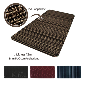 特殊设计广泛使用防滑环压花印花地板PVC门垫 - Product Image 6