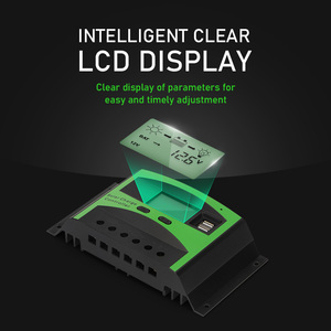 GT SOLAR Factory Direct Lieferant AT60-60A- 12V/24V 60A Pwm Solar laderegler Off Grid Solar System Controller - Product Image 4