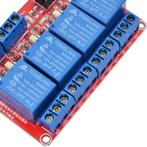 5V 12V 4 way relay module with <strong>optocoupler</strong> isolation support for high and low level triggering for <strong>arduino</strong> - Product Image 3