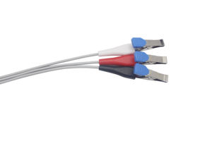 Algemene 6 Pins Veterinaire 3/5 Lood <span class=keywords><strong>Ecg</strong></span> Kabel Met Platte Clip Aansluiting Voor Contec C80vet - Product Image 2