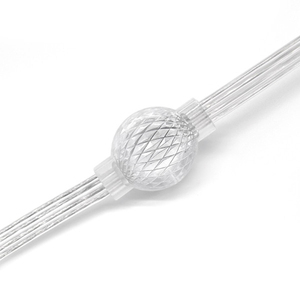 3D <strong>RGB</strong> Color Changing SPI Hanging Ball <strong>DMX</strong> Control <strong>Led</strong> <strong>String</strong> <strong>Lights</strong> Crystal Pineapple Ball Plug in Night Sphere Wedding <strong>Light</strong> - Product Image 1