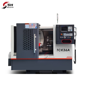 Low Cost Slant Bed Lathe Machine for Metal <strong>on</strong> Sale Tck36A Lathe Cnc TCK36 Turning Center with Linear Guide <strong>Way</strong> - Product Image 1