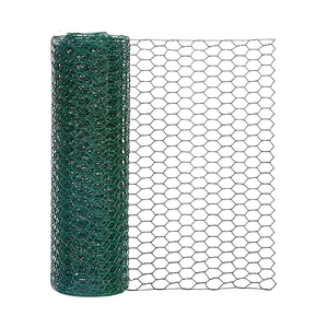 Einfach zu installieren der PVC-beschichteter Hühner draht 3 Fuß hoch 100 Fuß Länge Rostschutz Anpassbares sechseckiges Netz für die Hühner zucht - Product Image 1