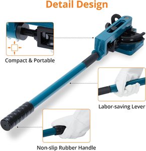 Small Manual 180 Degree Hydraulic <strong>Tube</strong> Bender 10mm-25mm Steel Aluminum <strong>U</strong> Shaped Copper 0.8-2.0mm 7 Used <strong>Machine</strong> <strong>Bending</strong> Pipes