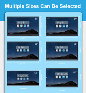 HDfocus 75 Và 86 Inch Thông Minh 4K LCD Màn Hình Cảm Ứng Lớp Học Hiển Thị Bảng Tương Tác Cho Giáo Dục Cài Đặt - Product Image 4