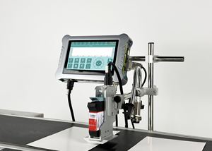 Automatic Online Batch Printing Tij Inkjet Printer Variable Data Expire Date Qr Code Series Number <strong>Coding</strong> Machine