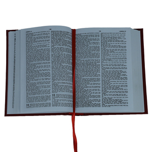 Özel İncil kitap baskısı Kjb İngilizce sürüm çalışma baskı Mini kağıt tür dergisi PU kapak kutsal İncil - Product Image 1