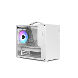 Hurricane Beast custodia portatile MATXConvenient piccolo Computer Desktop DIY Mini bianco ITX Desktop tipo C interfaccia giallo USB3.0 - Product Image 5