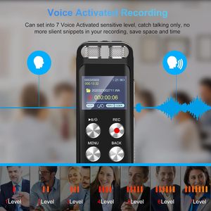 Dropshipping Voice Activated <strong>Recorders</strong> with Playback Audio Recording Device for Lectures Portable Tape <strong>Recorder</strong> with Password - Product Image 4