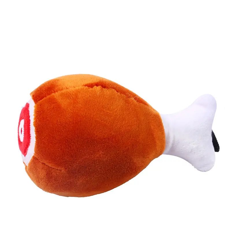 Dog Pet Products New Arrival Pet Chicken Leg Plush Toy Dog Puppy Chew Toy Plush Squeak Sounding Voice Interactive Dogs Toy