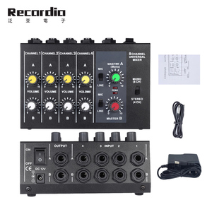 GAX-228 Factory Wholesale 8-channel Mini Professional <strong>Mixer</strong> with Reverb Effect Mixing Console - Product Image 1