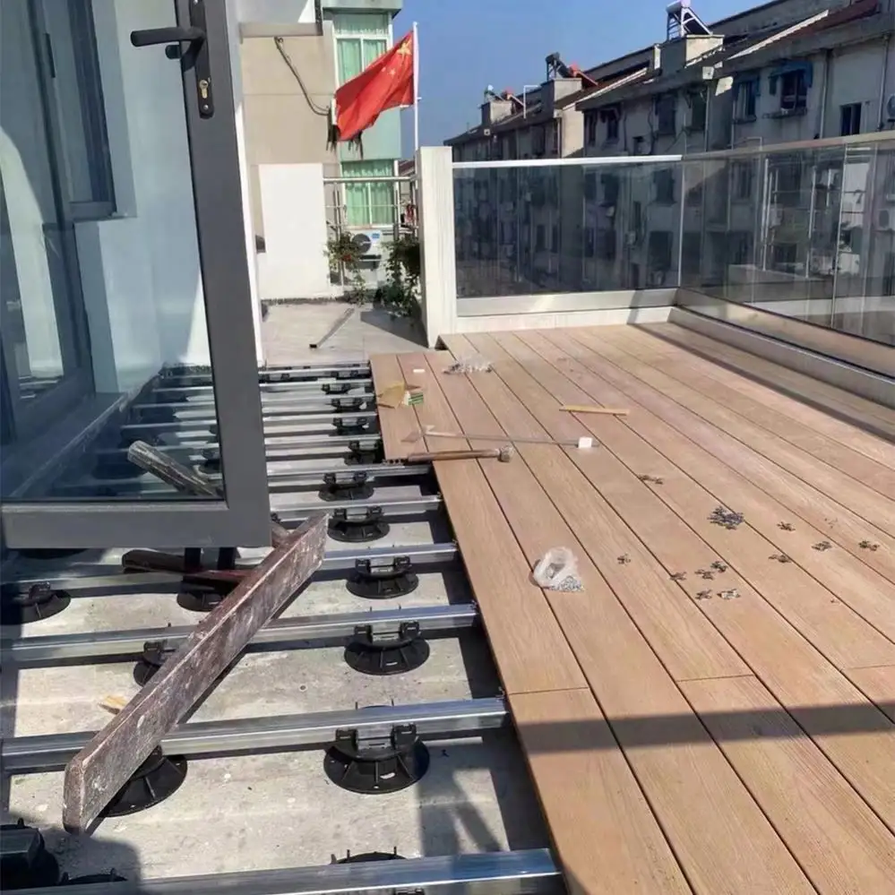 Alta qualidade nova tecnologia composta wpc exterior madeira decking impermeável