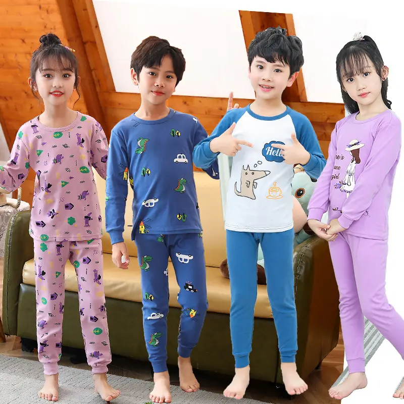 Kinder unterwäsche Baumwolle Baby Kinder Pyjama nach Hause Schlaf kleidung Kleidung Großhandel