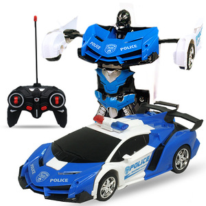 子供用リモコン車モデルおもちゃ変形車2.4G変形可能ミニRCリモコン