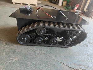 Rubber Tracked <strong>Chassis</strong> and Vehicle Customized <strong>Chassis</strong> 4 Tyre Wheels <strong>Chassis</strong> Carrier Tire 4 Wheel - Product Image 2