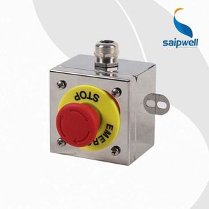 Ip66 Ausrüstungsschutz Notfall-Stoppsteuerung-Schalter-Schaltknopf-Schachtel aus Edelstahl Schalterbox 5 A 10 A 20 A individuell - Product Image 3
