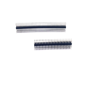 PCB personalizzato 1.27mm 2.0mm 2.54mm Pitch varietà 8p 12p 16p 26p 32p 14p spina ad angolo retto doppia fila di intestazione connettore - Product Image 3
