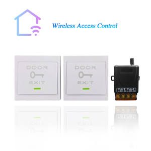 New <strong>Push</strong> EIXT <strong>Button</strong> 433mhz Transmitter and DC 12V Receiver for Access <strong>Control</strong> <strong>System</strong> - Product Image 2