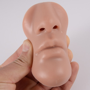 Silicone khuôn mặt mô hình cho hình xăm thủng thực hành con người mũi miệng cơ thể phần hiển thị mũi piercing trang điểm vĩnh viễn phụ kiện - Product Image 3