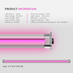 Sinowell Full Spectrum Interlighting 100 Watt T5 Red <strong>Led</strong> Grow Light Tube Bar Waterproof for Plants Growing - Product Image 3