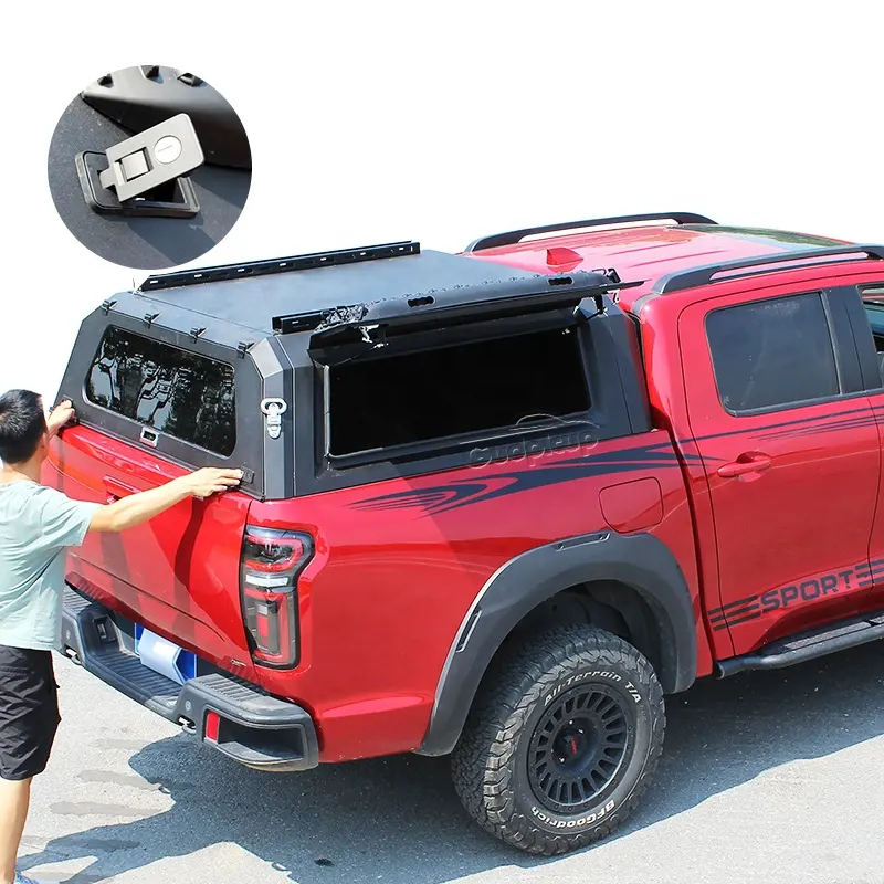 La camioneta de acero techo camper dosel topper con neumáticos de tracción de recuperación Junta Toyota Hilux Toyota Tundra Tacoma