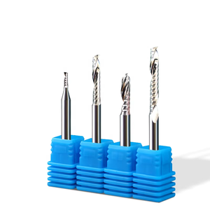 Tek kenar 6mm sol-el freze kesicisi ile 1 flüt özelleştirilebilir ODM/OEM CNC gravür kesici için PVC akrilik ahşap dilimleme - Product Image 2