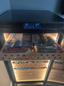חם מכירת סיגר <span class=keywords><strong>humidor</strong></span> mon1800a עם מערכת קירור מים לחות מדויקת
