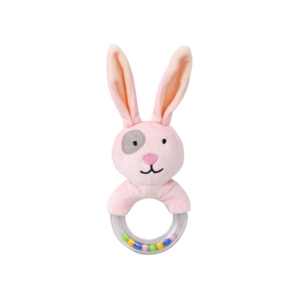 Grey eye pink rabbit