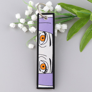 Cartoon animatie Huoying weefsel sleutelhanger voor Xiangyun studentencampus toegangscontrole hangende ornamenten stof animatie - Product Image 3