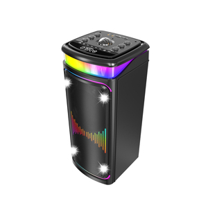 Dual 8 Inch Woofer 2-way Active Subwoofer Big Powered Sound Box Bt Party Big Power Stage <strong>Speaker</strong> with Flash Led Top Ball Light - Product Image 4