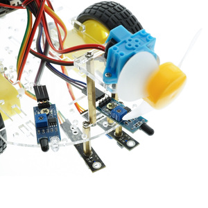 Akıllı Robot araç kiti hattı izleme rüzgar yangın söndürme engellerden kaçınma C dil programlama öğrenme anakart kiti